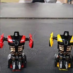 One Button Deformation Toy Car